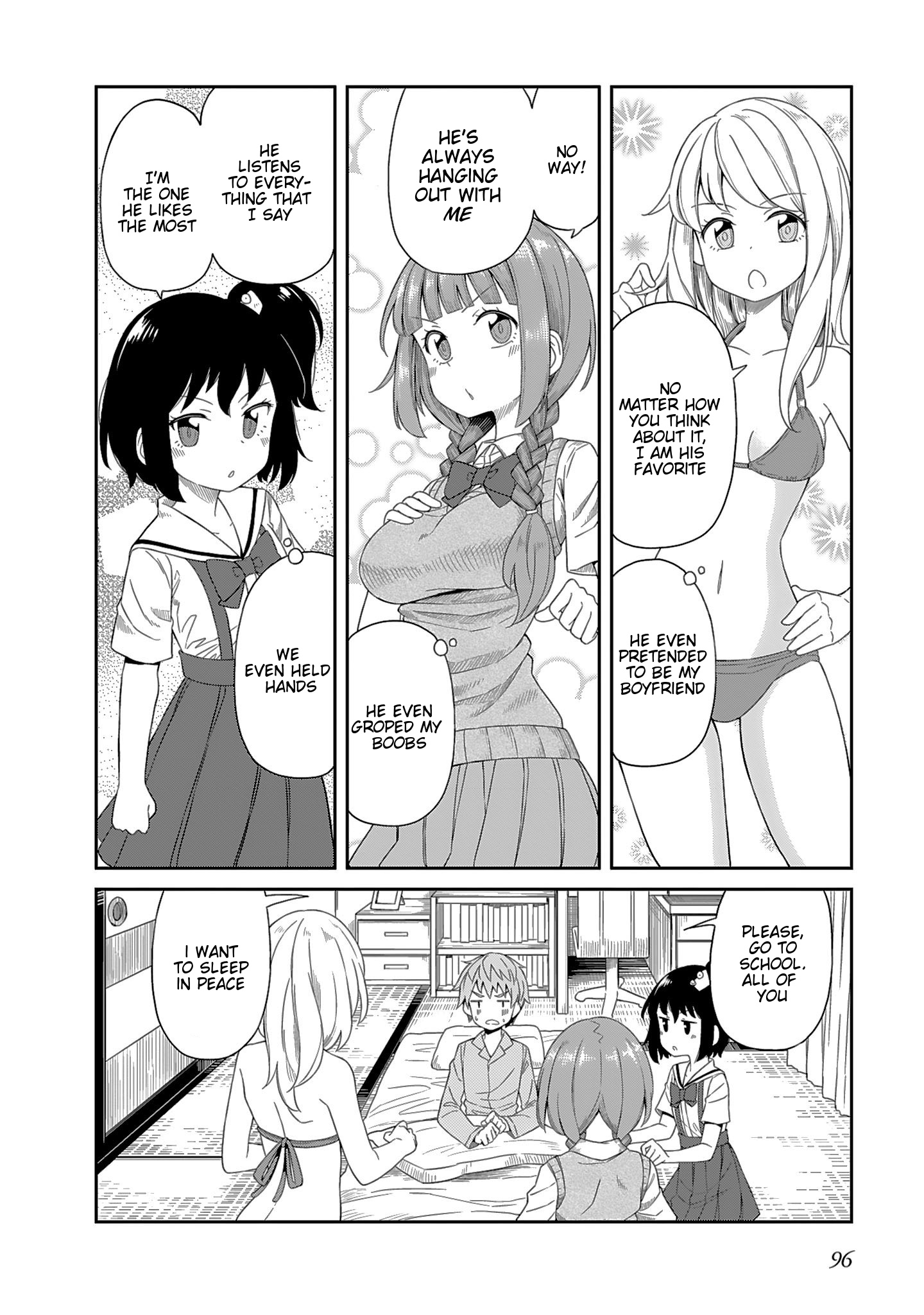 Hinomoto Sanshimai Wa Kamatte Hoshii - Vol.1 Chapter 8: Cold Catching Shuffle