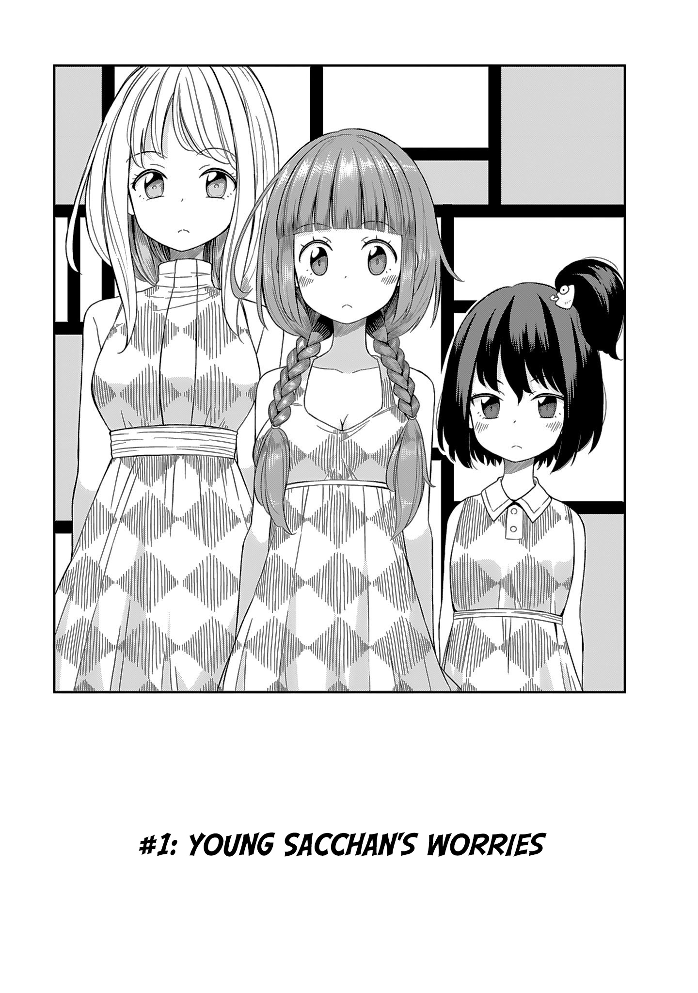 Hinomoto Sanshimai Wa Kamatte Hoshii - Vol.1 Chapter 1: Young Sacchan S Worries