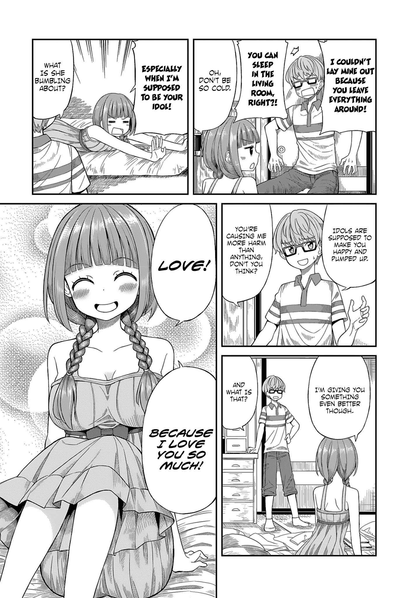 Hinomoto Sanshimai Wa Kamatte Hoshii - Vol.1 Chapter 1: Young Sacchan S Worries