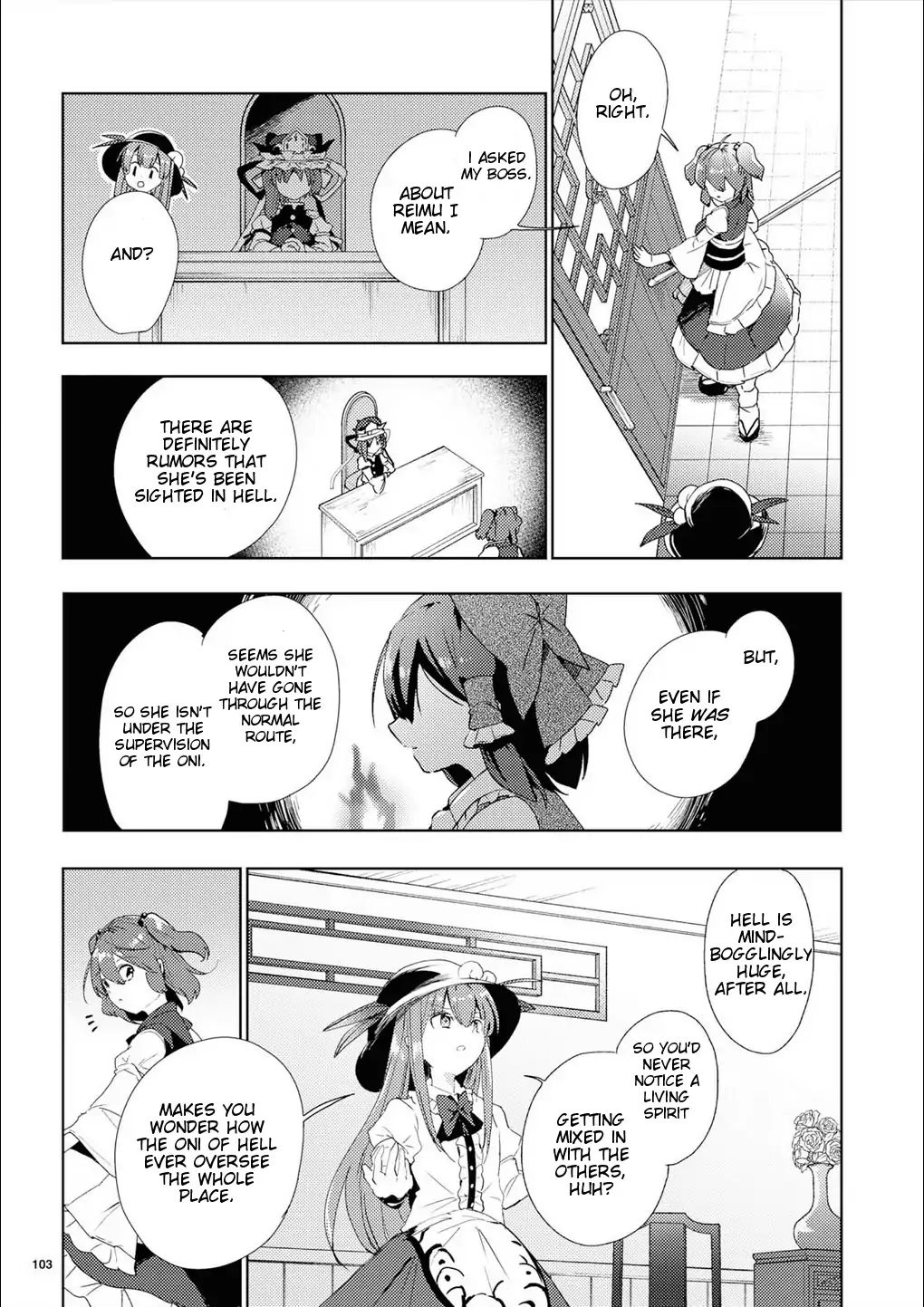 Touhou Ibarakasen - Wild And Horned Hermit - Vol.10 Chapter 48: Not Stopping To Ask For Direction In The Land Of Darkness