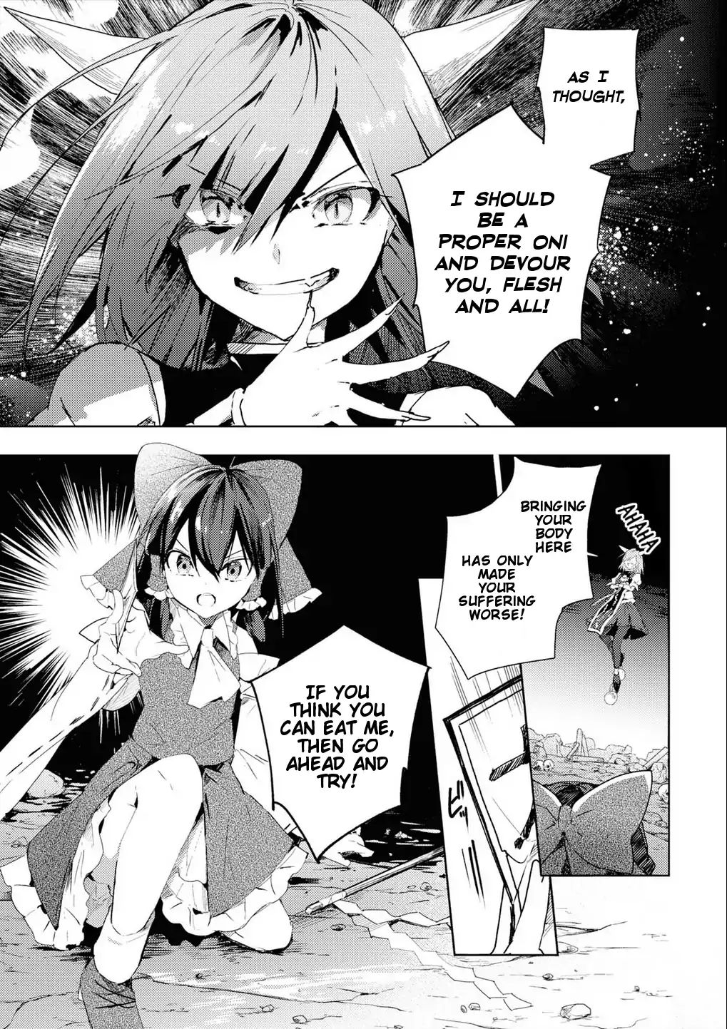 Touhou Ibarakasen - Wild And Horned Hermit - Vol.10 Chapter 49: The Inhuman Talent Embracing Wickedness (Part 1)