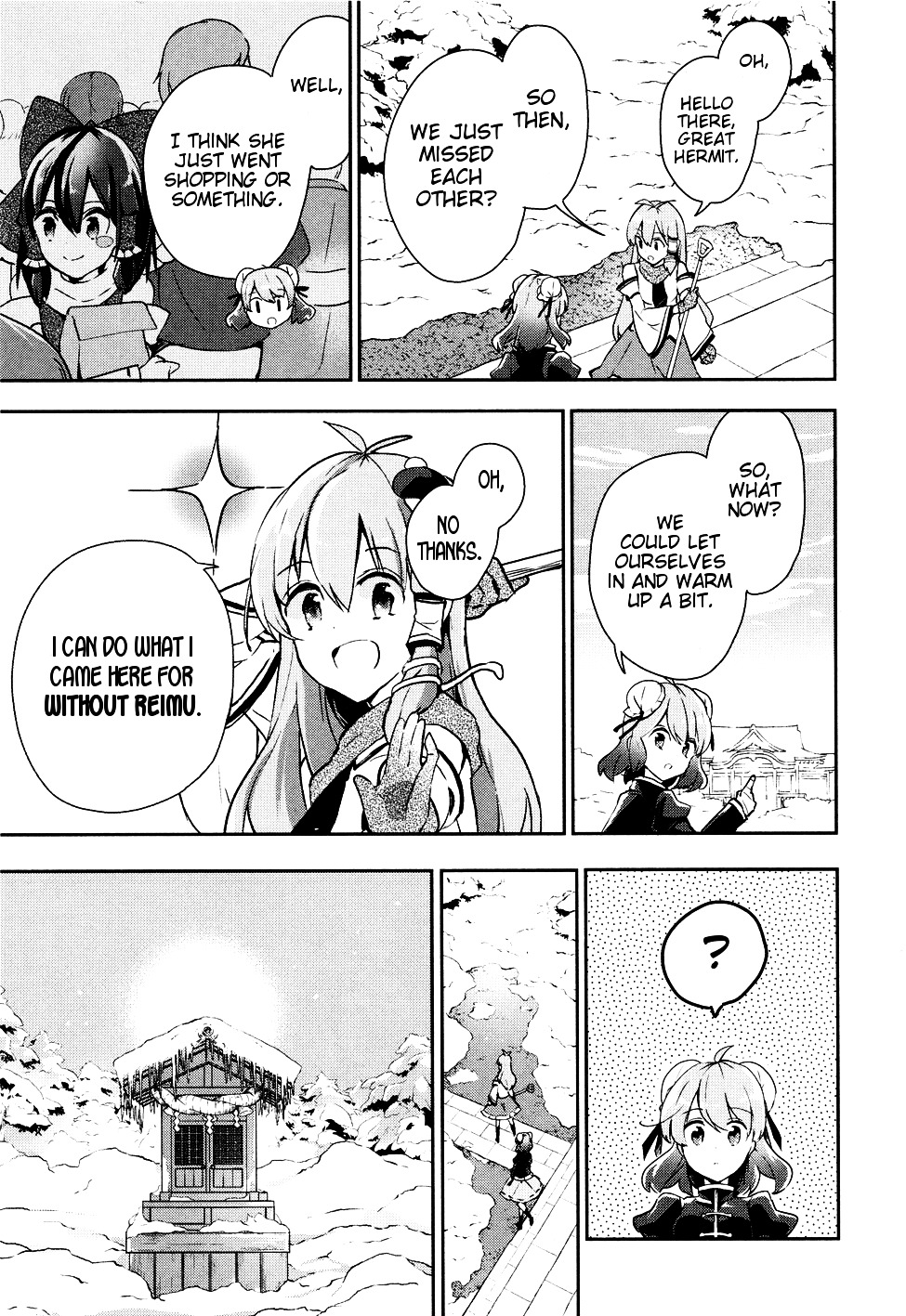 Touhou Ibarakasen - Wild And Horned Hermit - Vol.8 Chapter 38 : Shrine As Sacred Ground