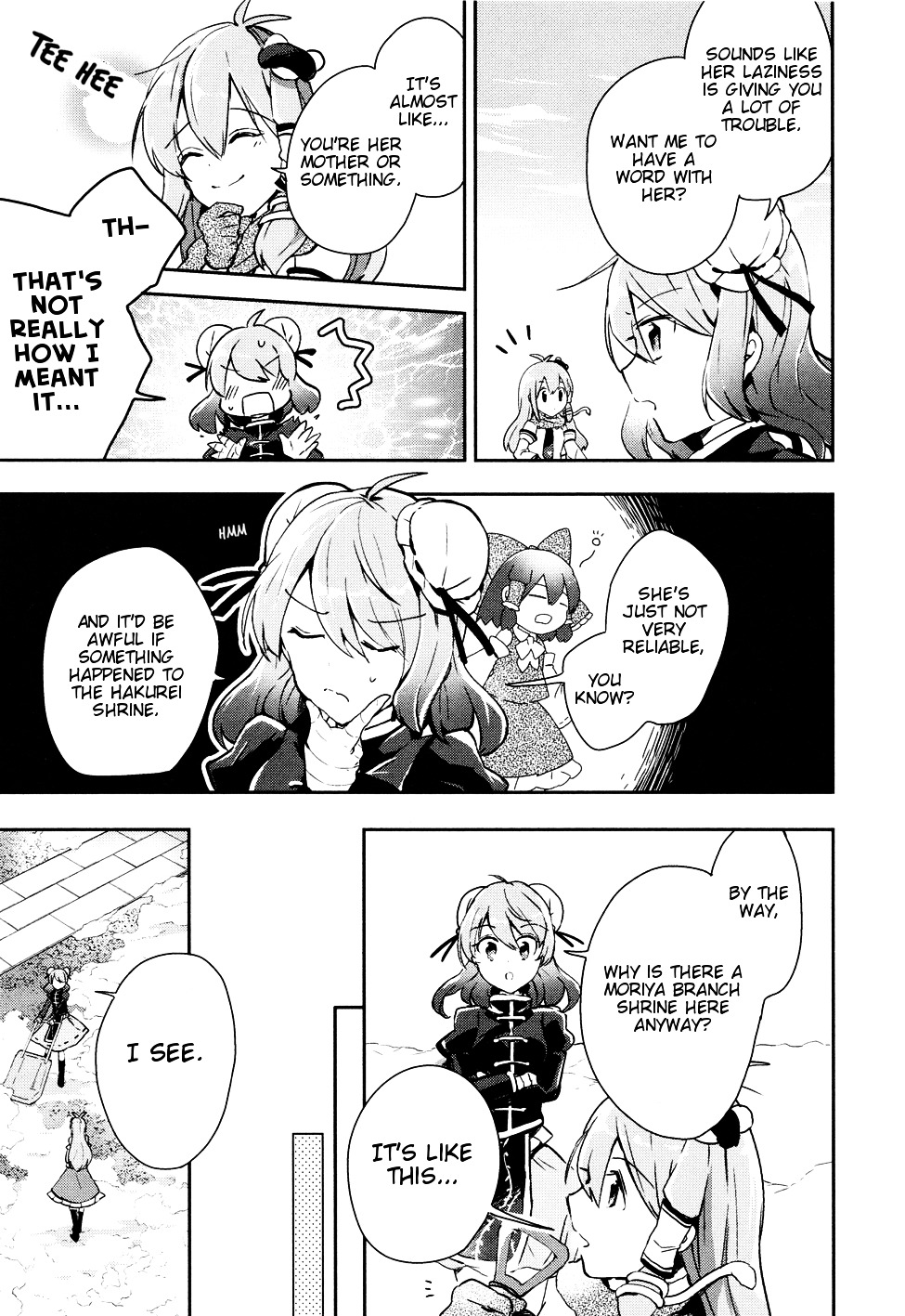 Touhou Ibarakasen - Wild And Horned Hermit - Vol.8 Chapter 38 : Shrine As Sacred Ground