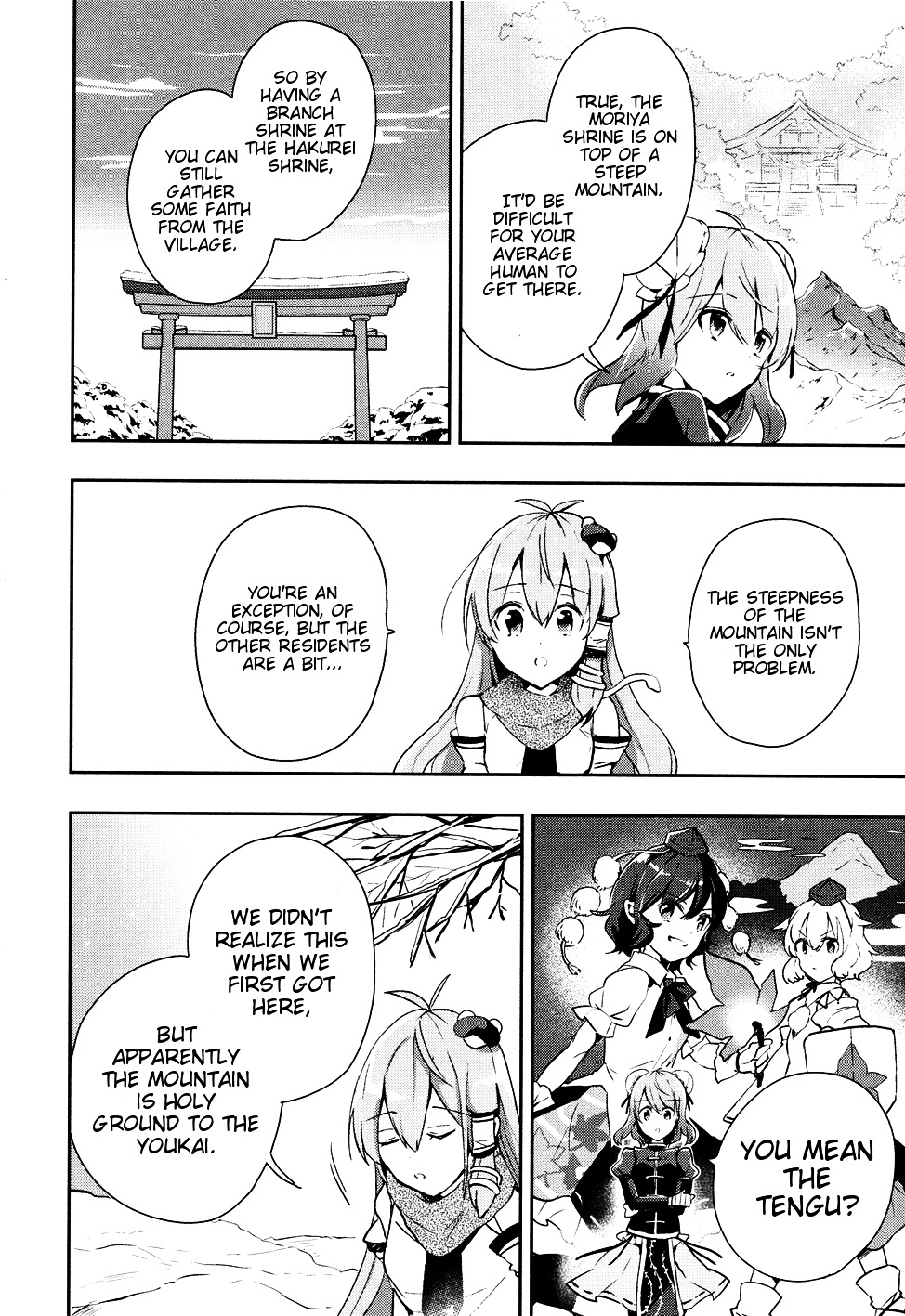 Touhou Ibarakasen - Wild And Horned Hermit - Vol.8 Chapter 38 : Shrine As Sacred Ground