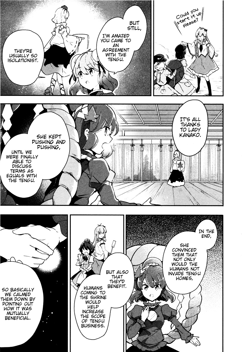 Touhou Ibarakasen - Wild And Horned Hermit - Vol.8 Chapter 38 : Shrine As Sacred Ground