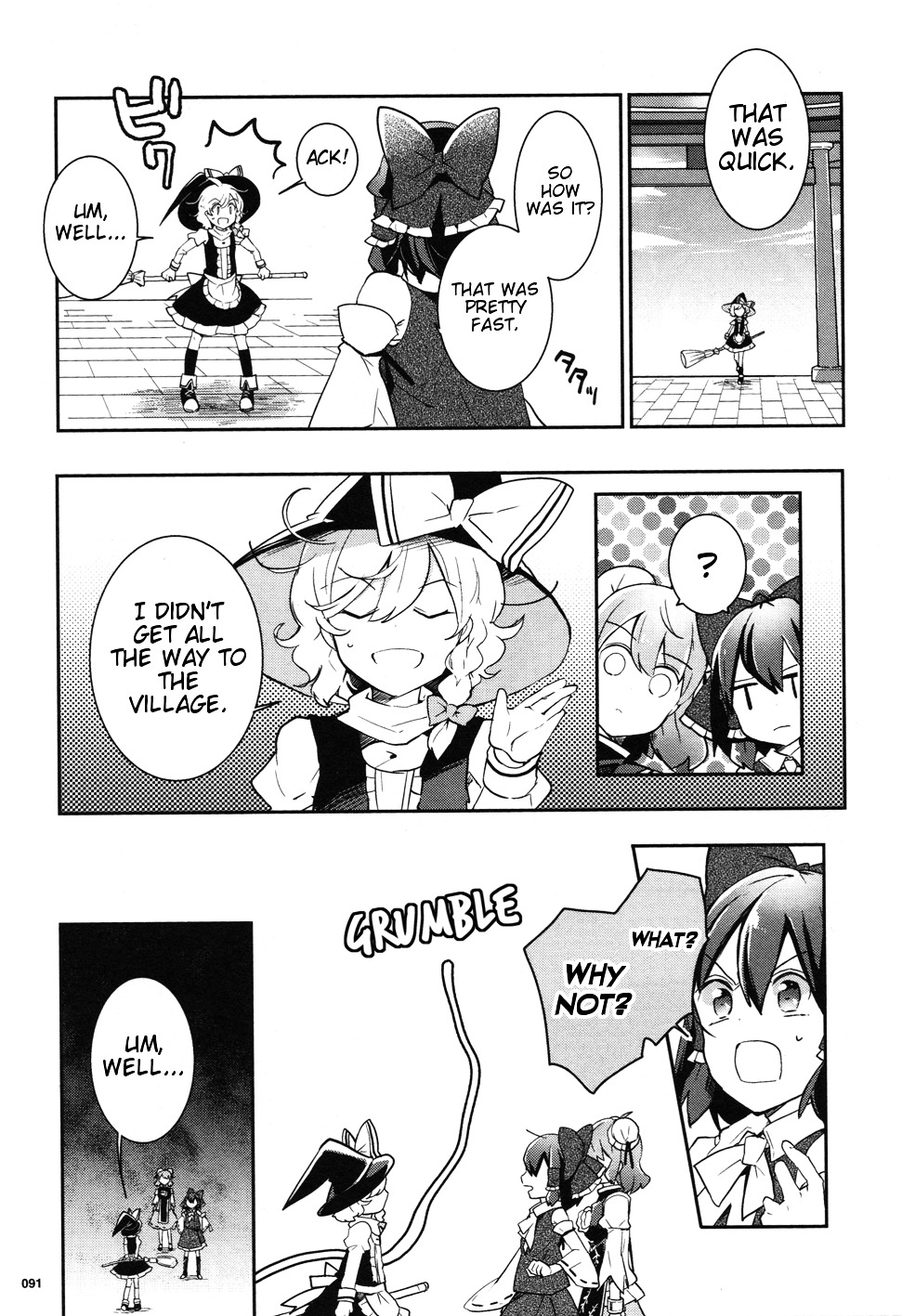 Touhou Ibarakasen - Wild And Horned Hermit - Vol.7 Chapter 36 : Autumn With The Sky Clear And Blue, And Shrines Growing Stout