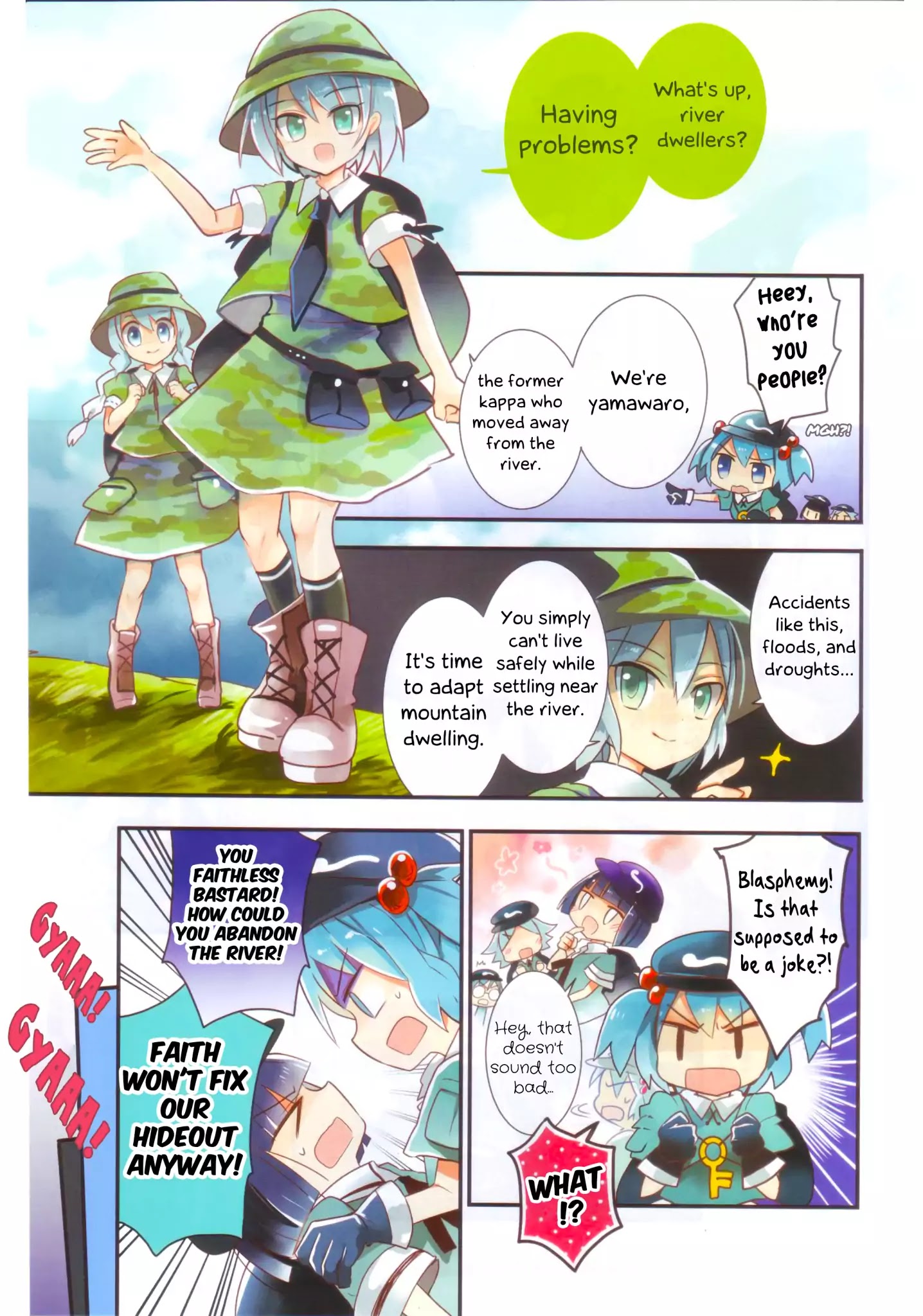 Touhou Ibarakasen - Wild And Horned Hermit - Chapter 12.2: Tiny Business Travel Edition 6: Kappa S Strategic Conference