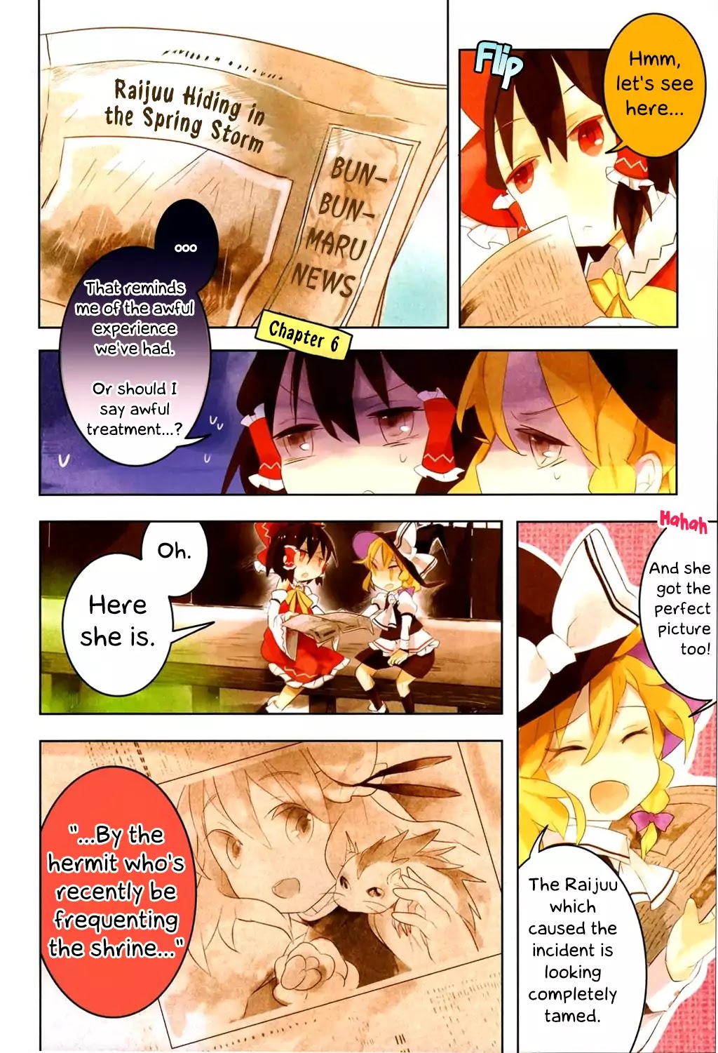 Touhou Ibarakasen - Wild And Horned Hermit - Chapter 6.1: Tiny Business Travel Edition 1