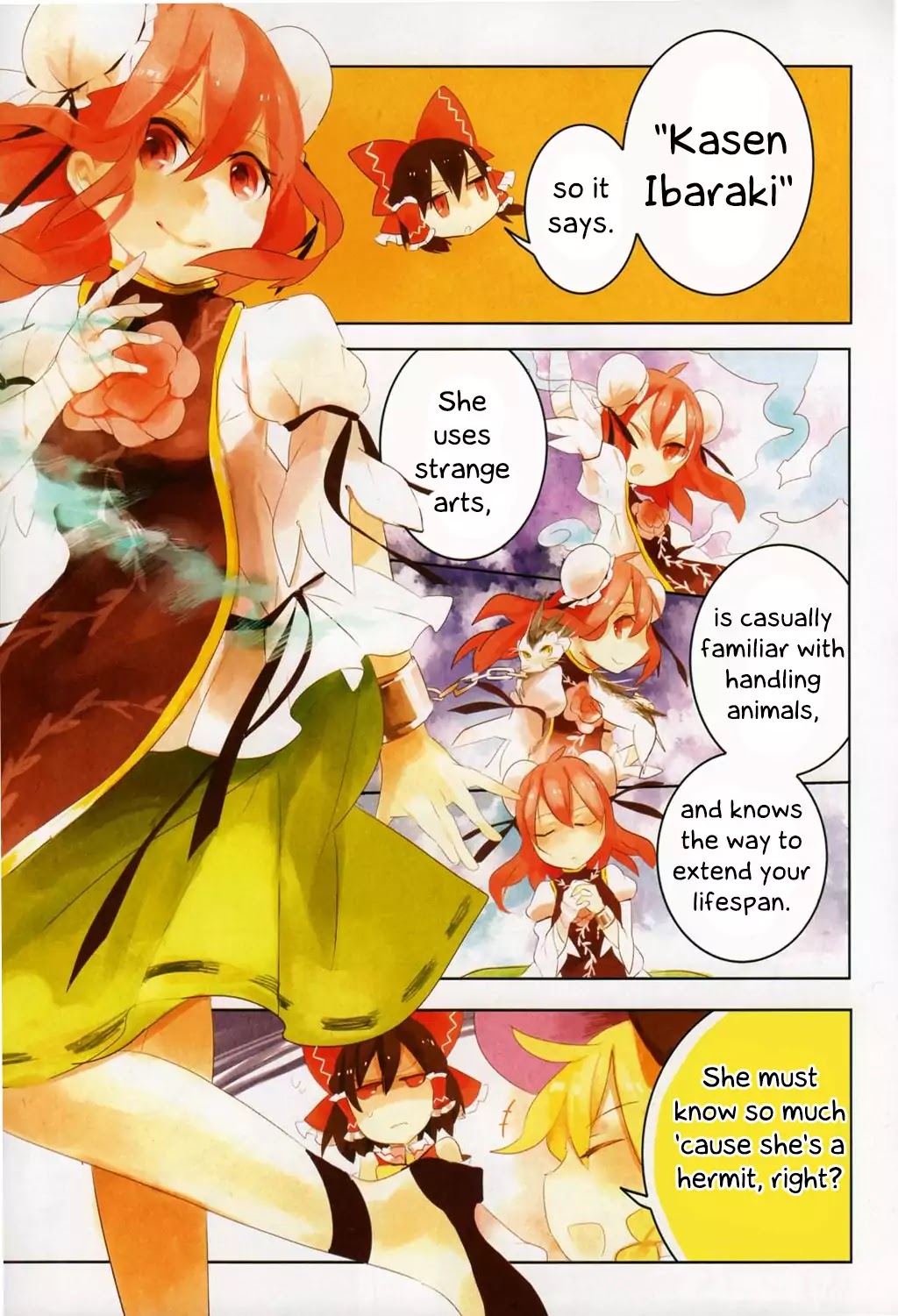 Touhou Ibarakasen - Wild And Horned Hermit - Chapter 6.1: Tiny Business Travel Edition 1