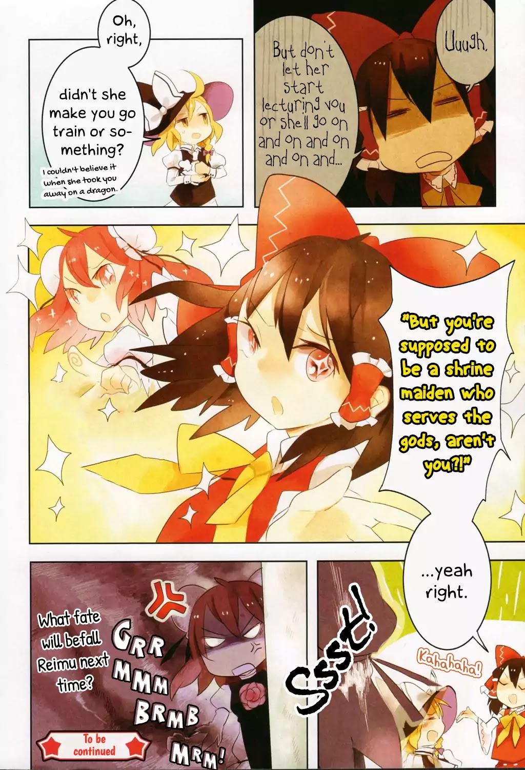 Touhou Ibarakasen - Wild And Horned Hermit - Chapter 6.1: Tiny Business Travel Edition 1