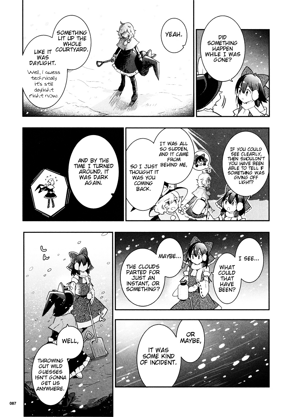 Touhou Ibarakasen - Wild And Horned Hermit - Vol.8 Chapter 37 : Does That Flash Bring Snow, Or Gods?