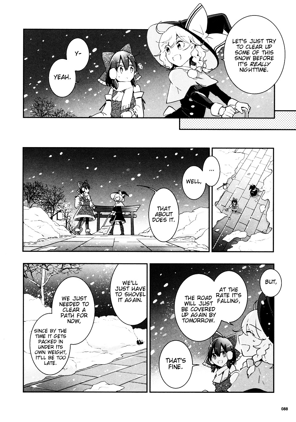 Touhou Ibarakasen - Wild And Horned Hermit - Vol.8 Chapter 37 : Does That Flash Bring Snow, Or Gods?