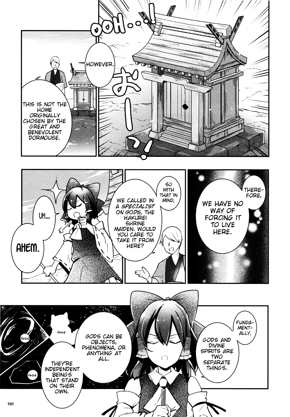 Touhou Ibarakasen - Wild And Horned Hermit - Vol.8 Chapter 37 : Does That Flash Bring Snow, Or Gods?