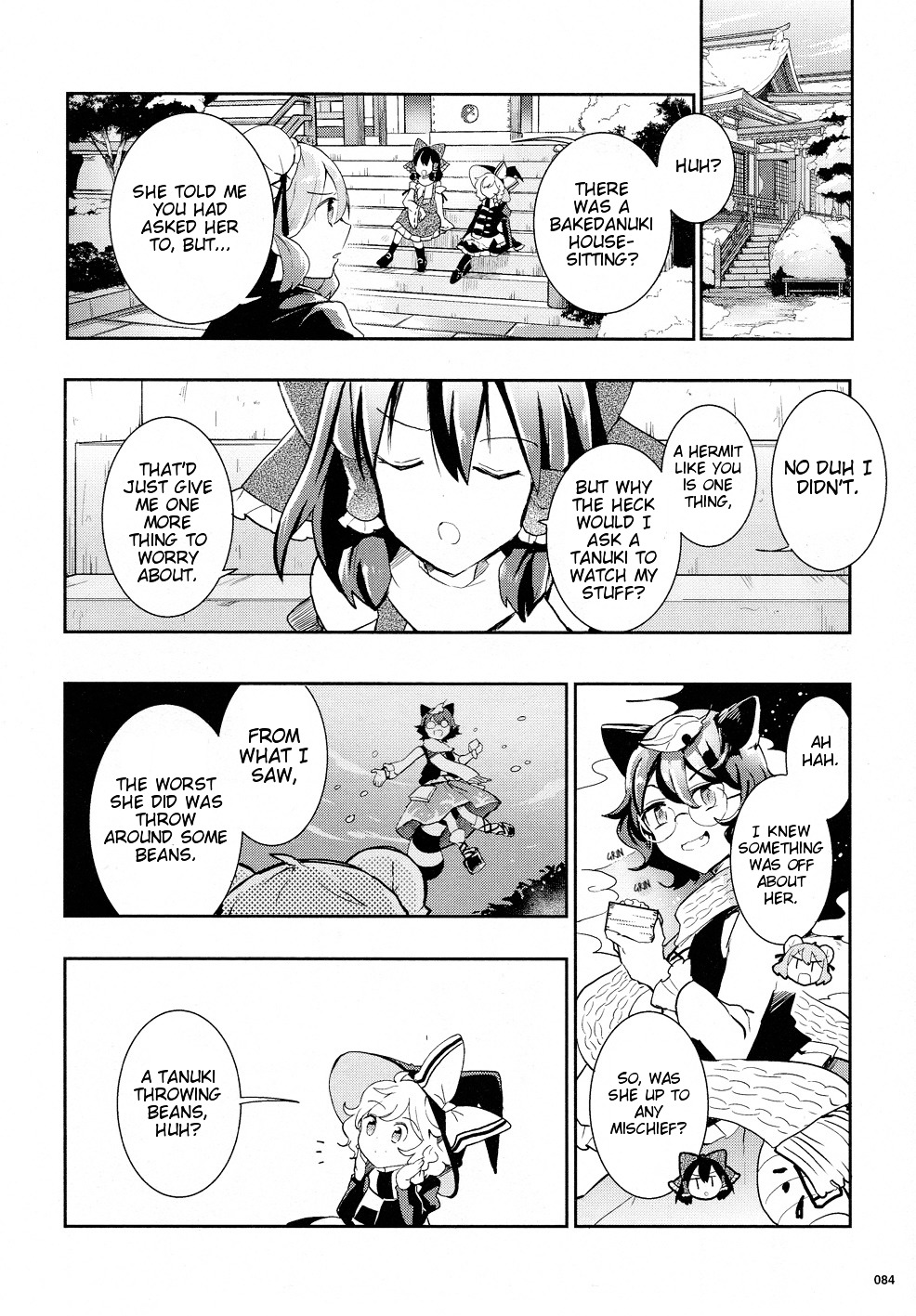 Touhou Ibarakasen - Wild And Horned Hermit - Vol.7 Chapter 32 : The Secret Ponpoko Battle For King Of The Hill