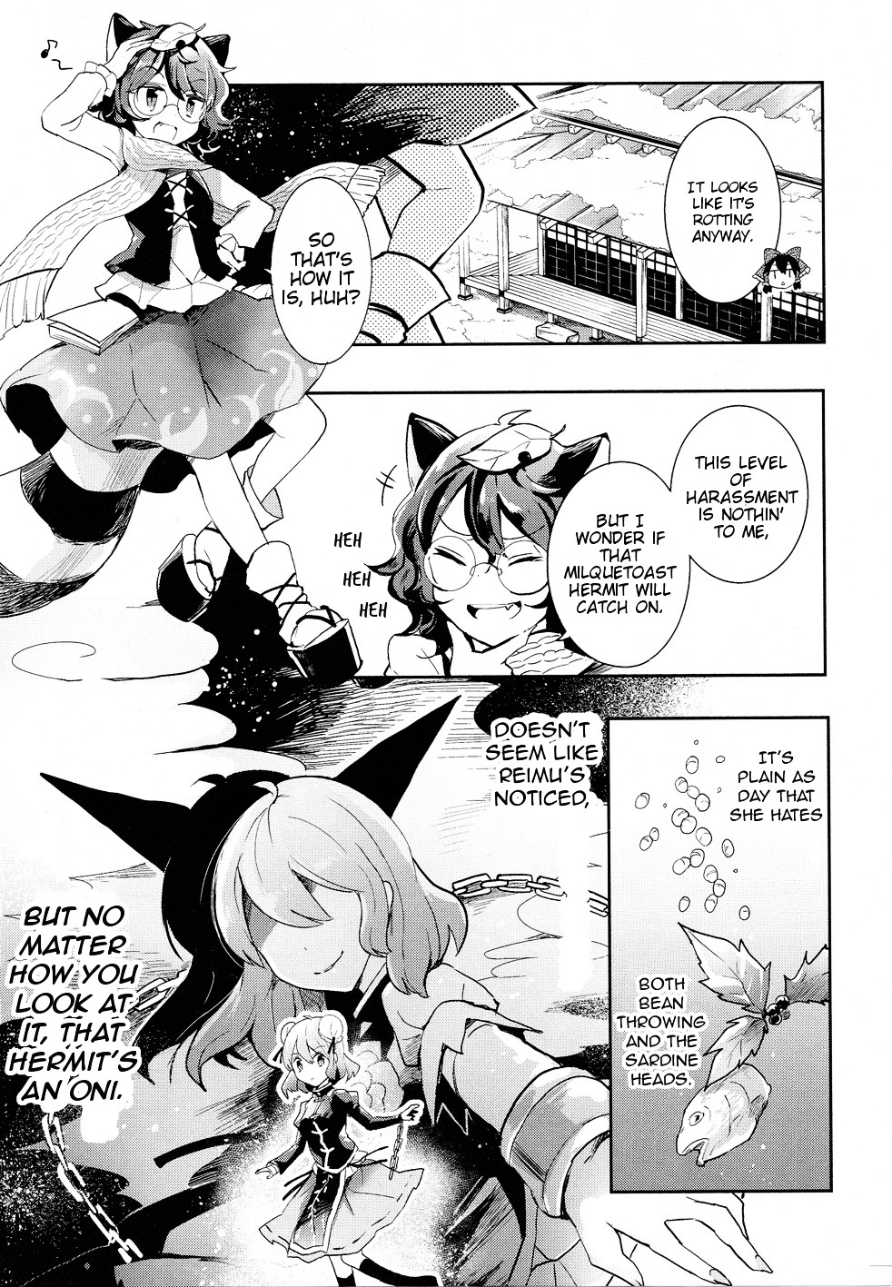 Touhou Ibarakasen - Wild And Horned Hermit - Vol.7 Chapter 32 : The Secret Ponpoko Battle For King Of The Hill