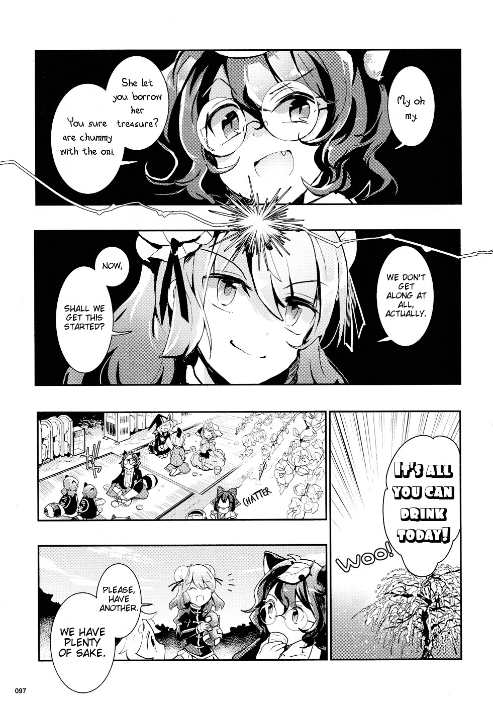 Touhou Ibarakasen - Wild And Horned Hermit - Vol.7 Chapter 32 : The Secret Ponpoko Battle For King Of The Hill