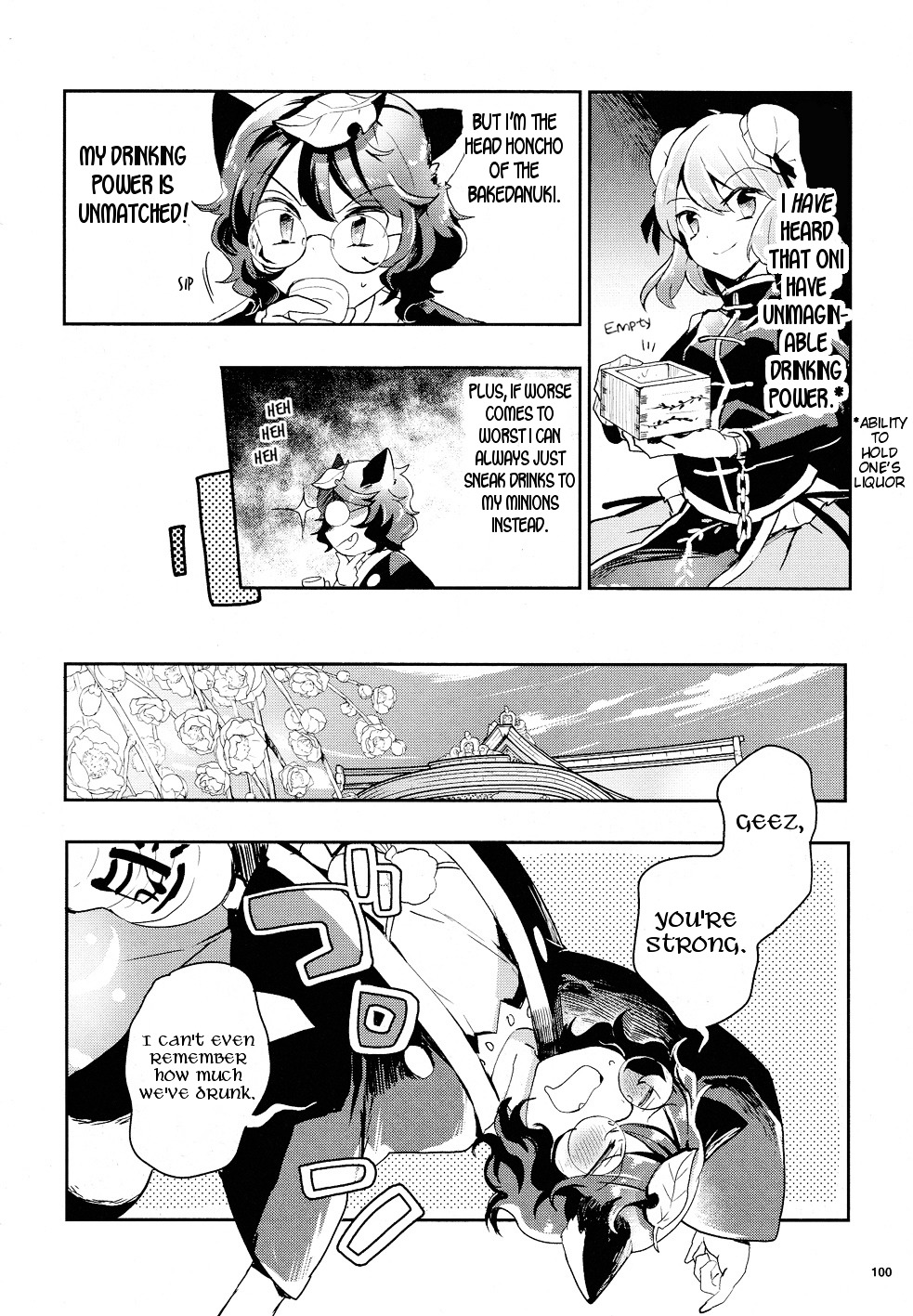 Touhou Ibarakasen - Wild And Horned Hermit - Vol.7 Chapter 32 : The Secret Ponpoko Battle For King Of The Hill