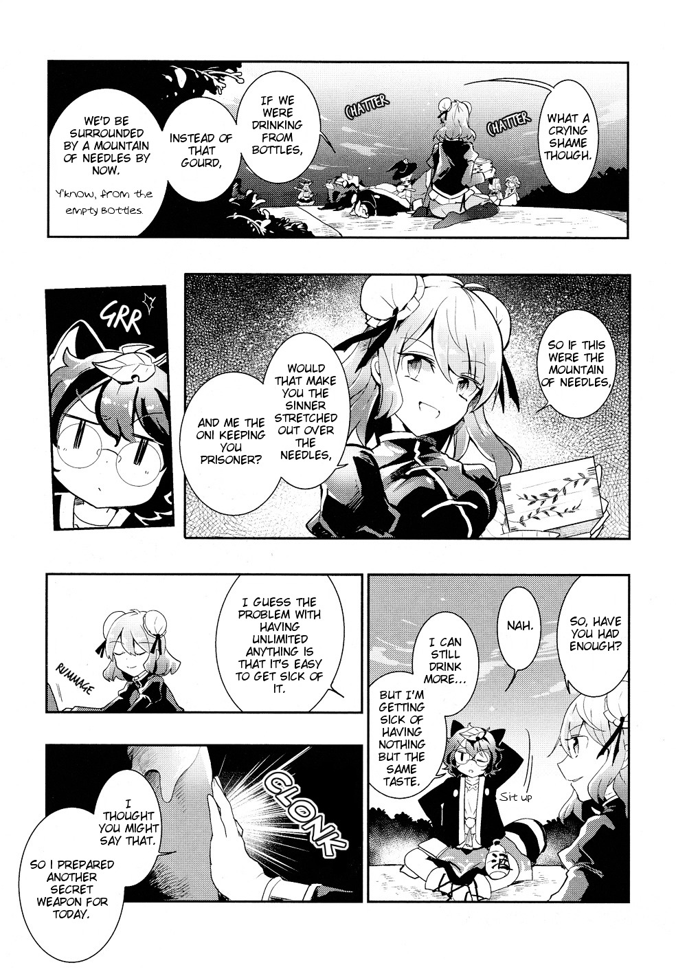 Touhou Ibarakasen - Wild And Horned Hermit - Vol.7 Chapter 32 : The Secret Ponpoko Battle For King Of The Hill