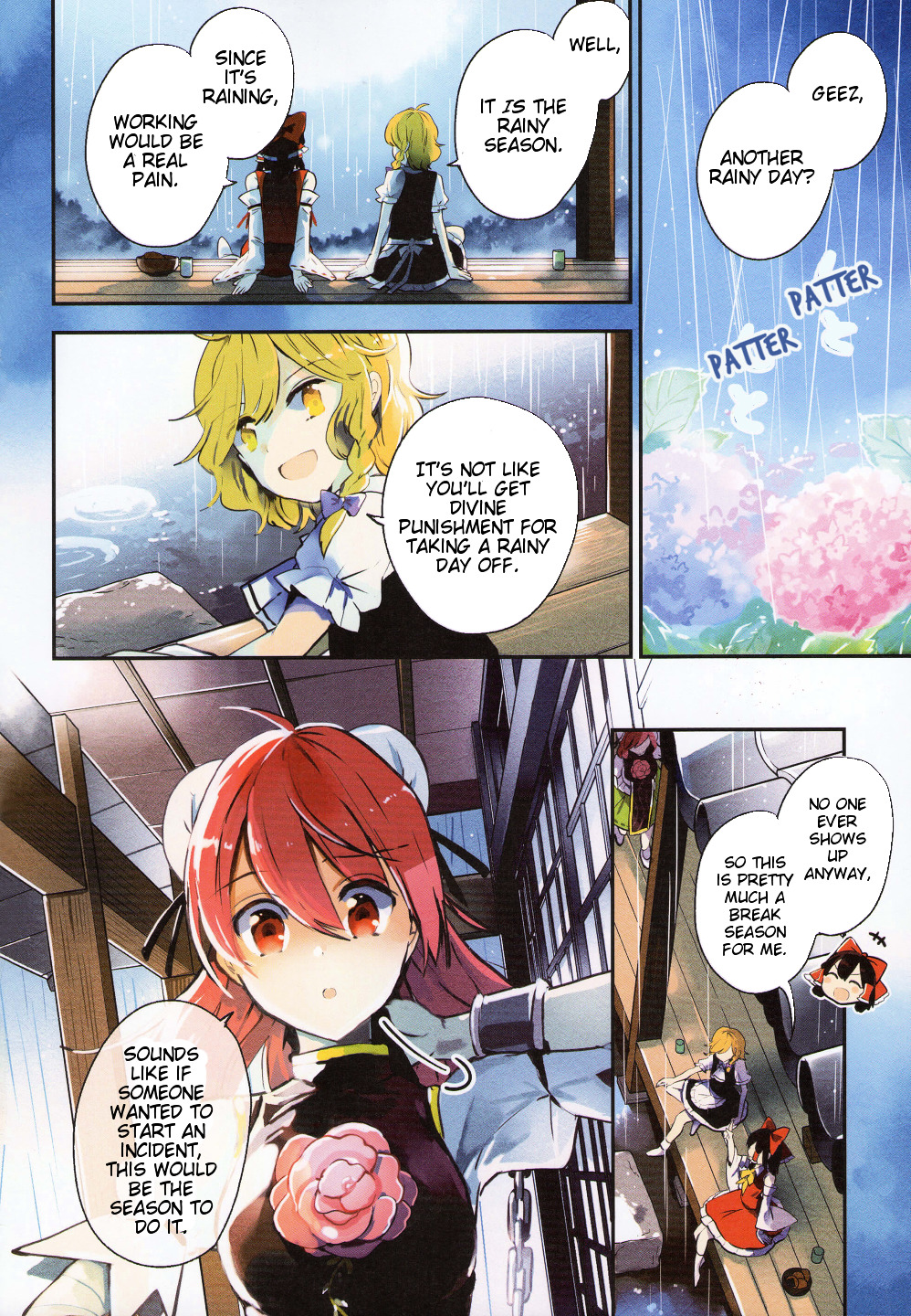 Touhou Ibarakasen - Wild And Horned Hermit - Vol.8 Chapter 40 : The Strange Weather Gnawing At Gensokyo