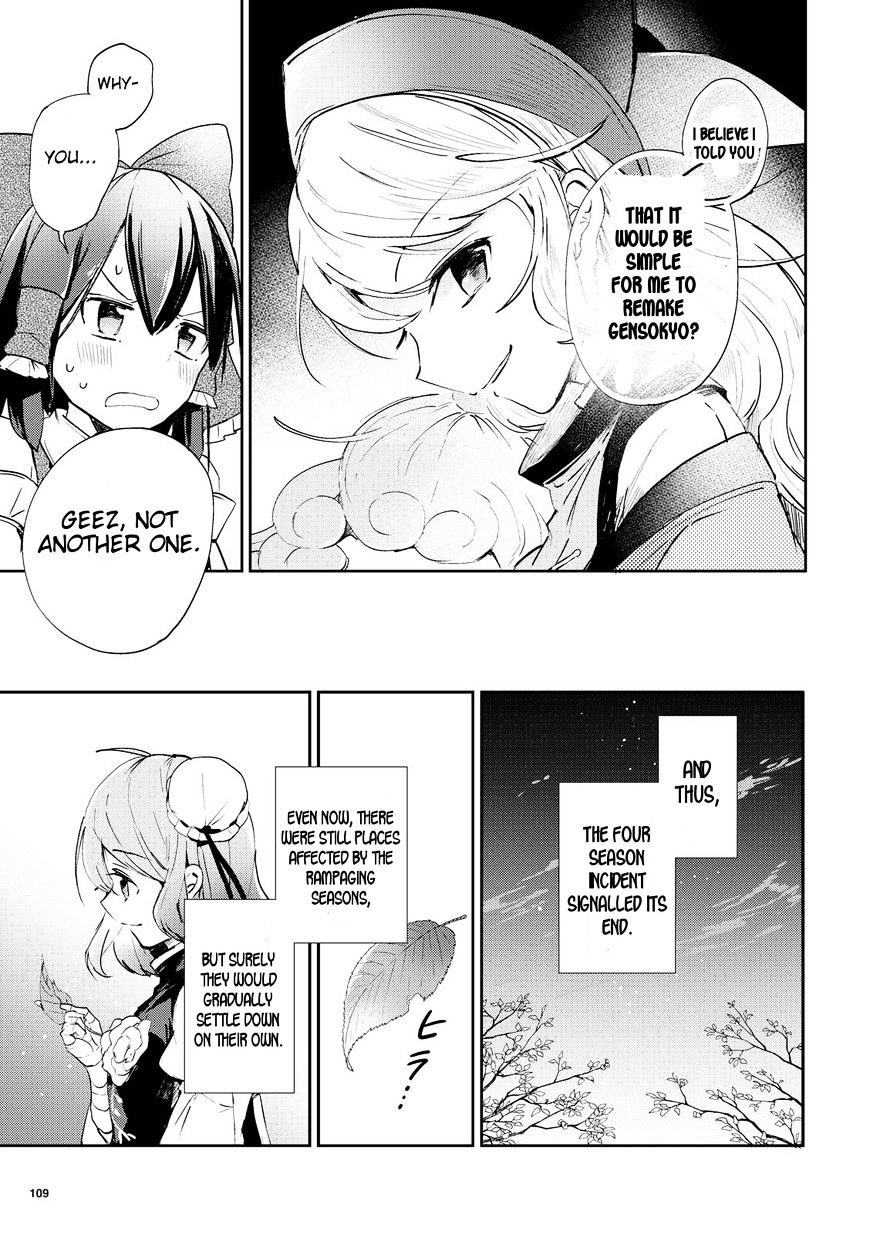 Touhou Ibarakasen - Wild And Horned Hermit - Chapter 42 : Take Back The Four Seasons