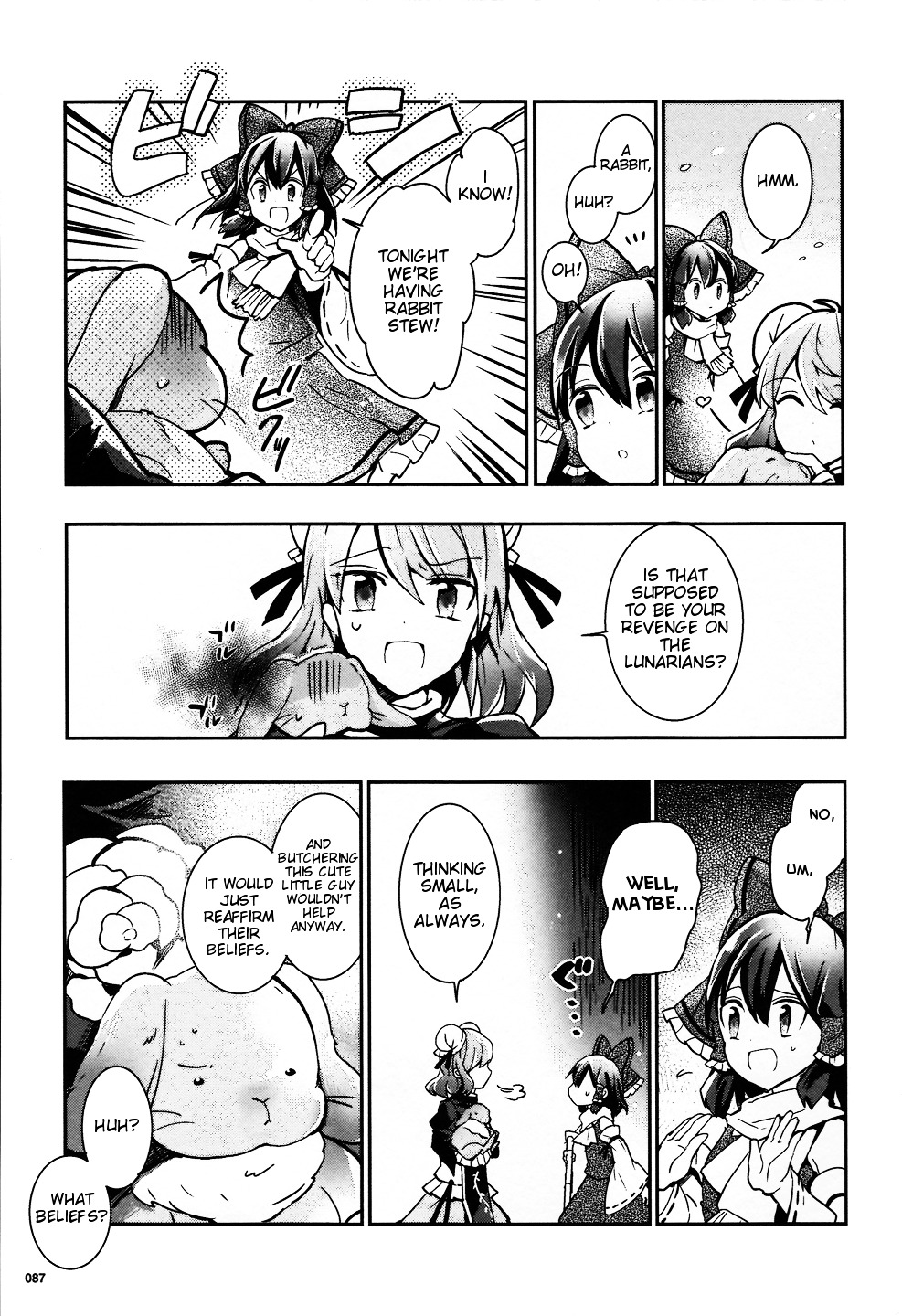 Touhou Ibarakasen - Wild And Horned Hermit - Vol.7 Chapter 31 : Who Spared The Rabbits?