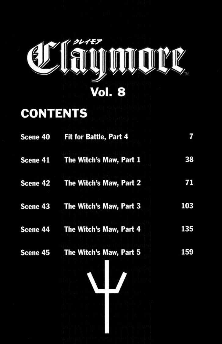 Claymore - Vol.8 Chapter 40 : Fit For Battle, Part 4