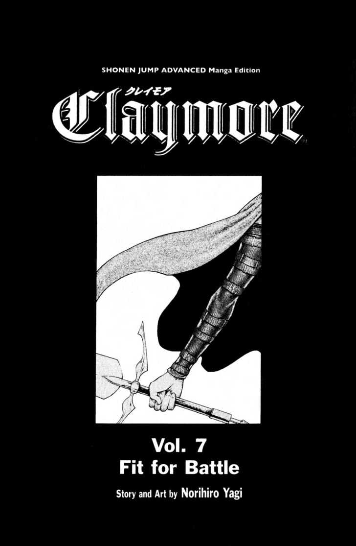 Claymore - Vol.7 Chapter 34 : The Endless Gravestones, Part 4