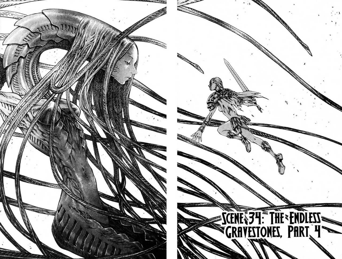 Claymore - Vol.7 Chapter 34 : The Endless Gravestones, Part 4