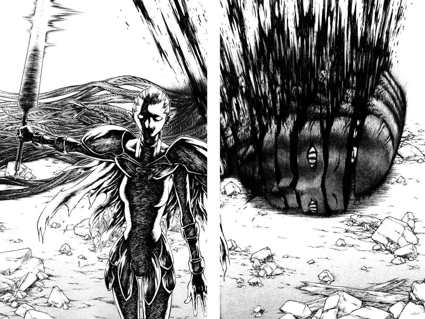 Claymore - Vol.7 Chapter 34 : The Endless Gravestones, Part 4