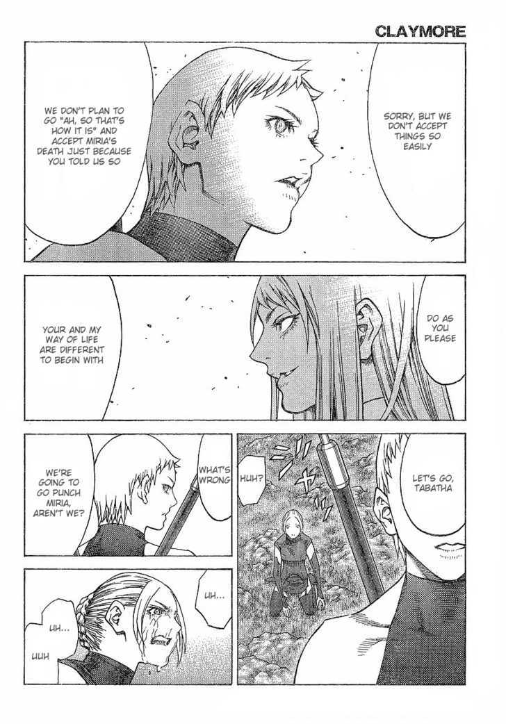 Claymore - Vol.20 Chapter 109 : Bonds Of The Warriors