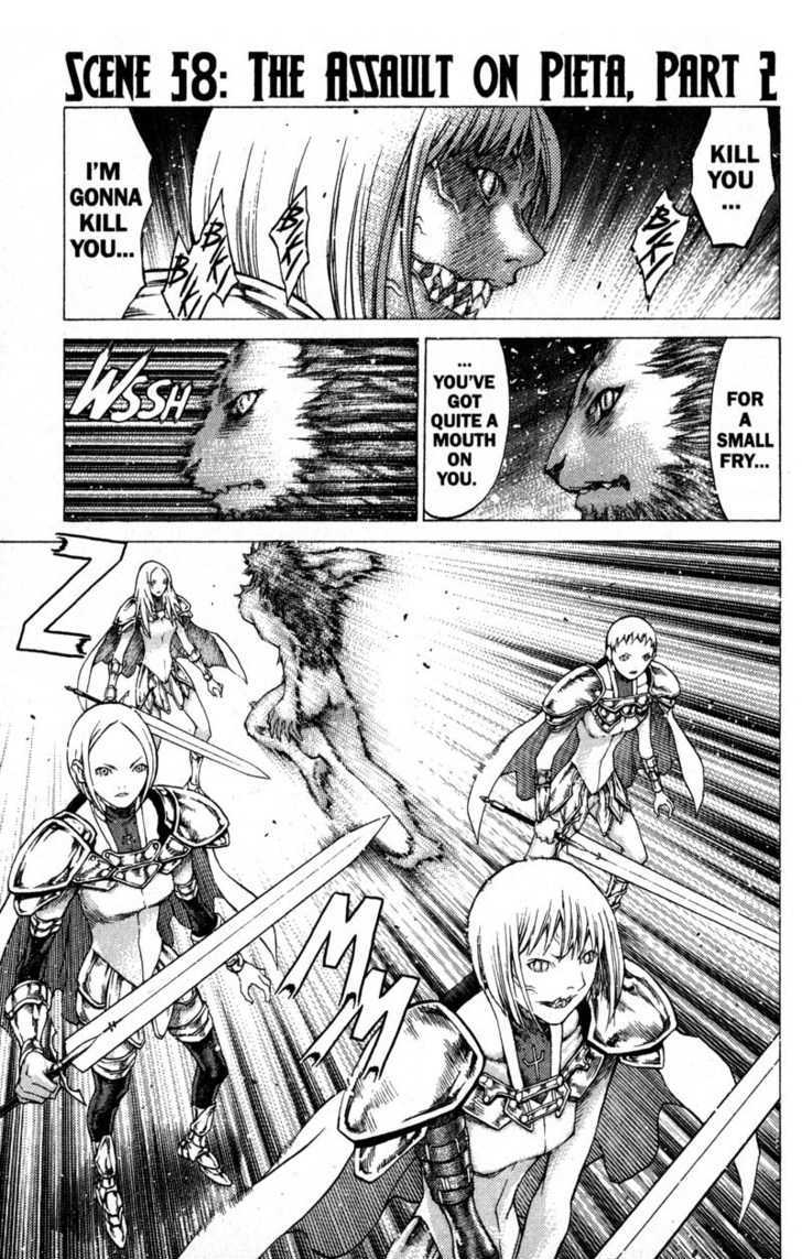 Claymore - Vol.11 Chapter 58 : The Assault On Pieta, Part 2