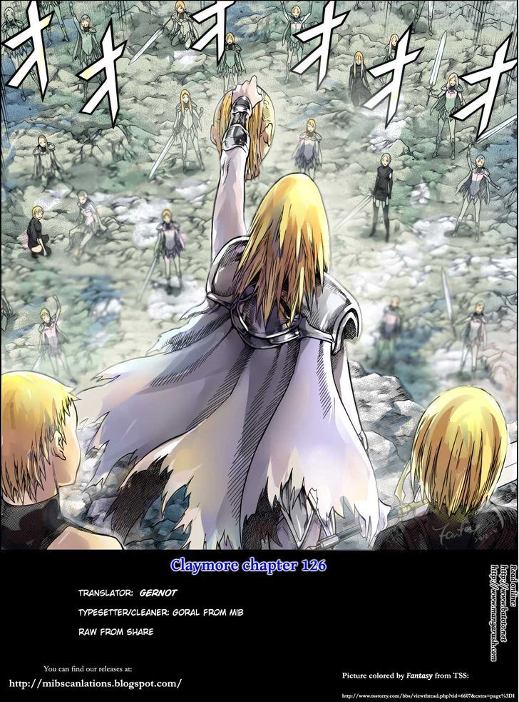 Claymore - Vol.23 Chapter 126 : Parting And Demise