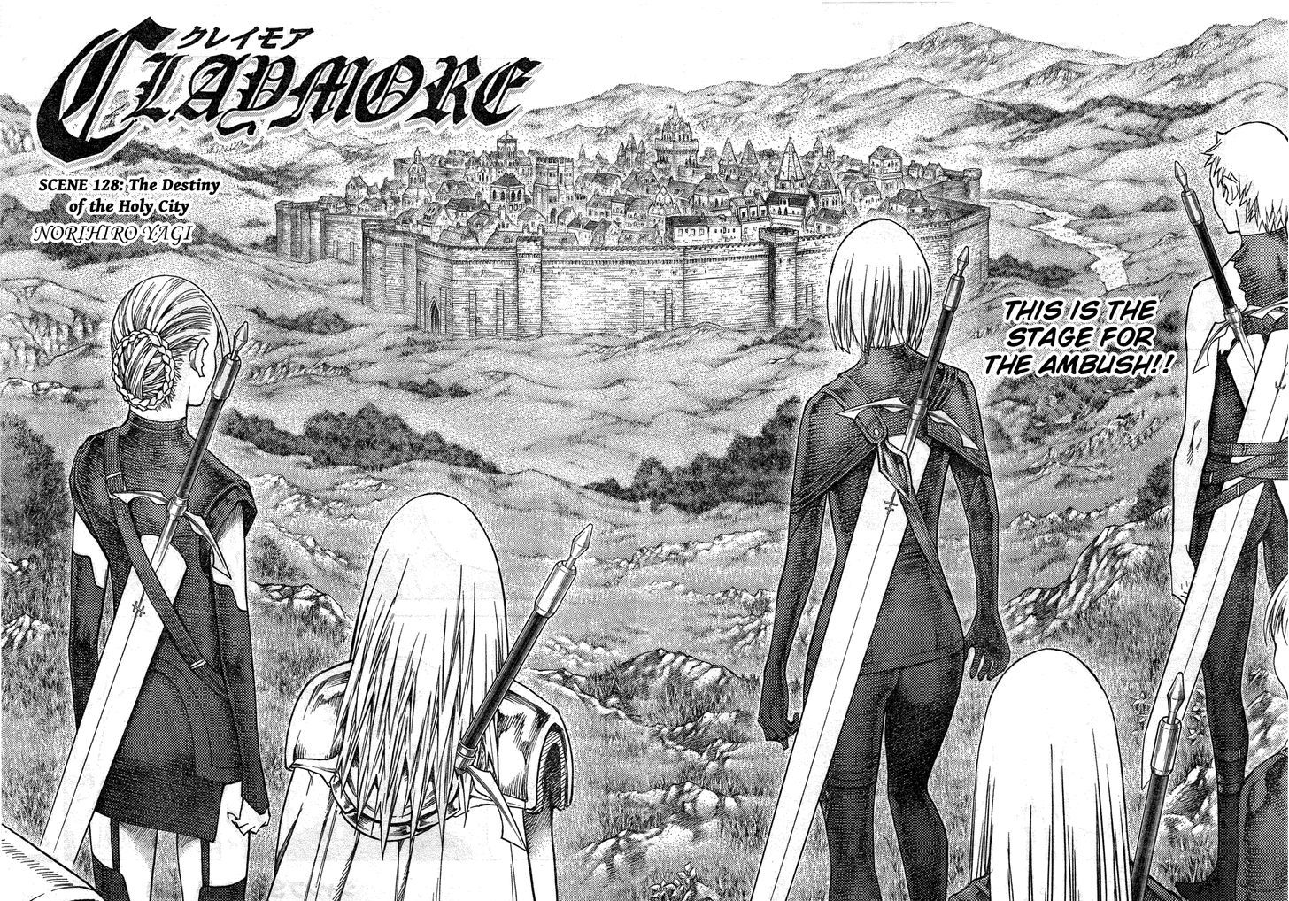 Claymore - Vol.23 Chapter 128 : The Destiny Of The Holy City