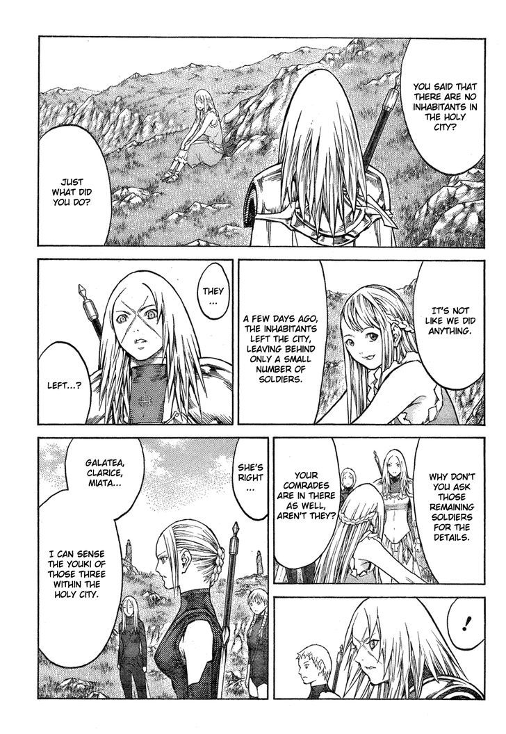 Claymore - Vol.23 Chapter 128 : The Destiny Of The Holy City