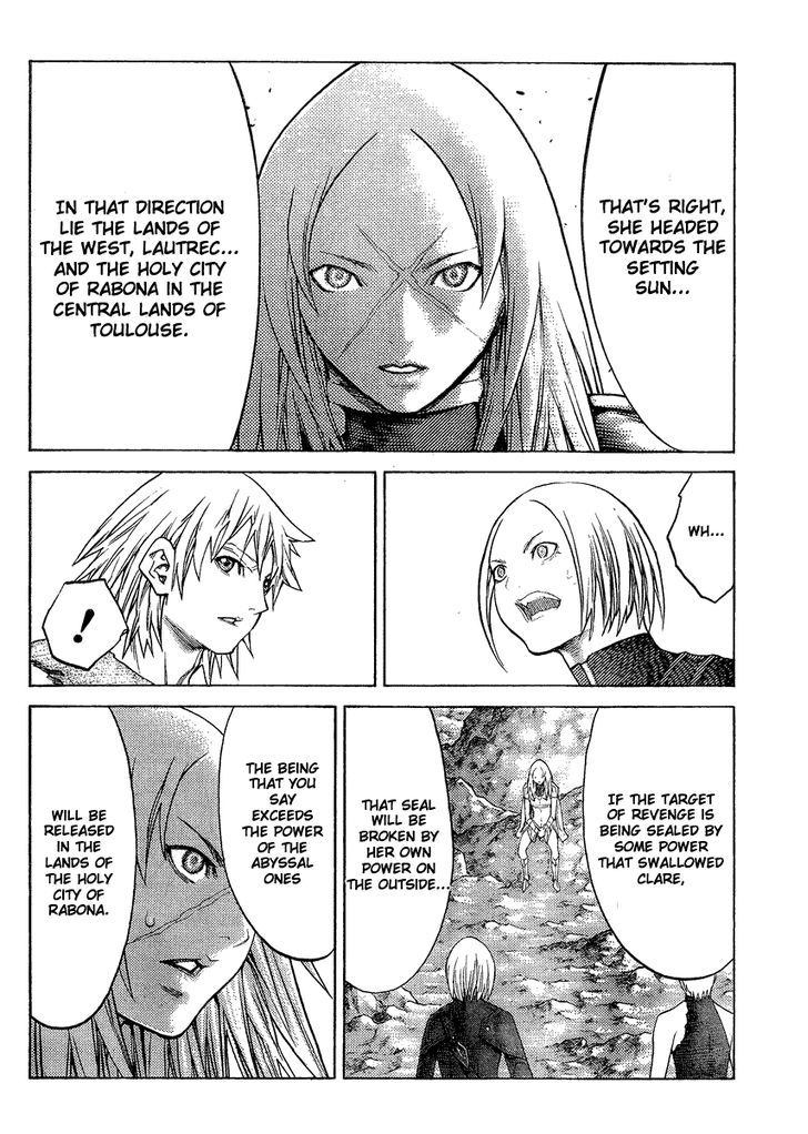 Claymore - Vol.23 Chapter 127 : Where The Abyssall One Is Headed