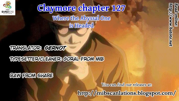 Claymore - Vol.23 Chapter 127 : Where The Abyssall One Is Headed