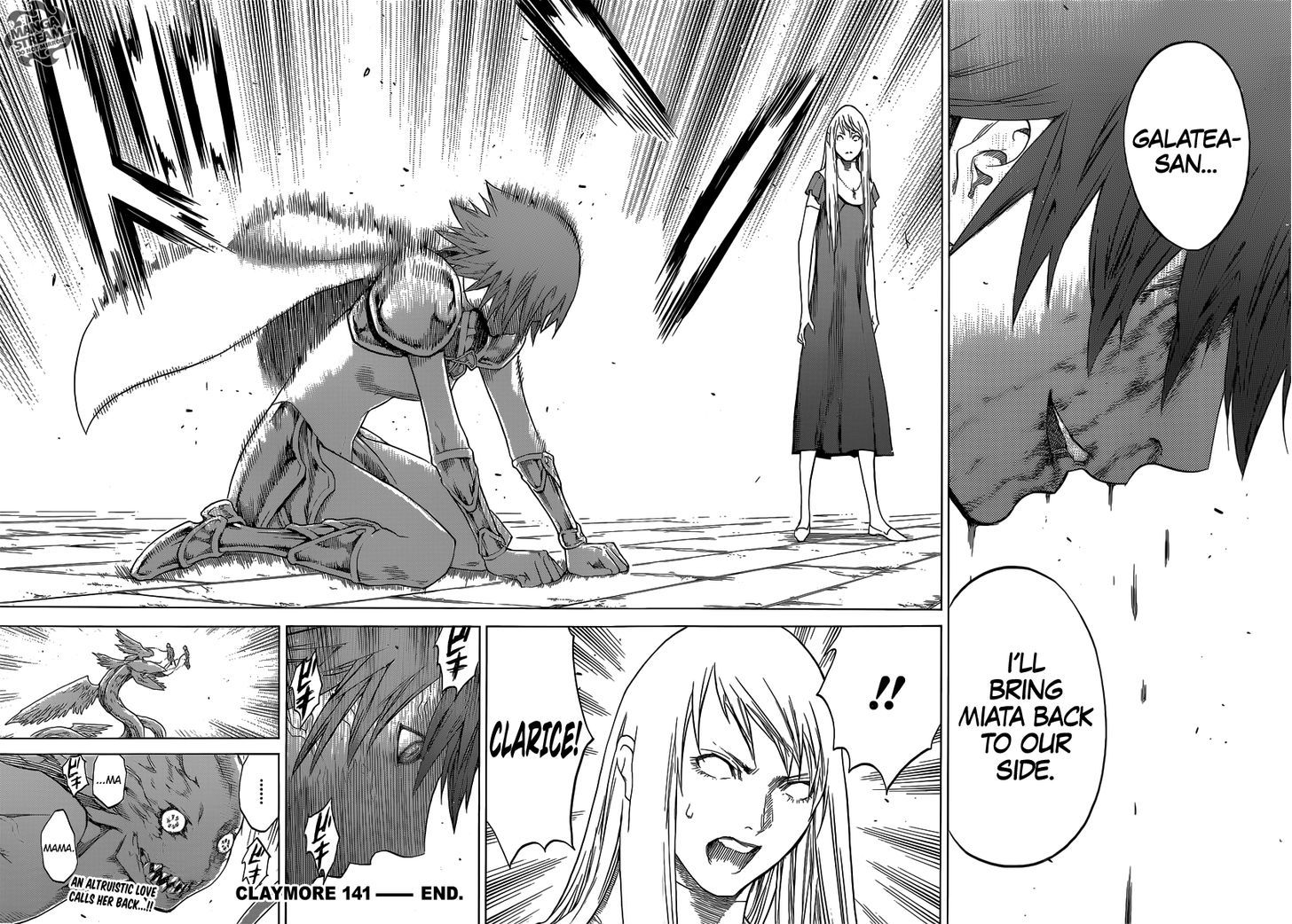 Claymore - Vol.24 Chapter 141 : Impulse Towards Darkness