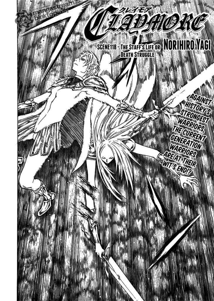 Claymore - Vol.21 Chapter 118 : The Staff's Life Or Death Struggle