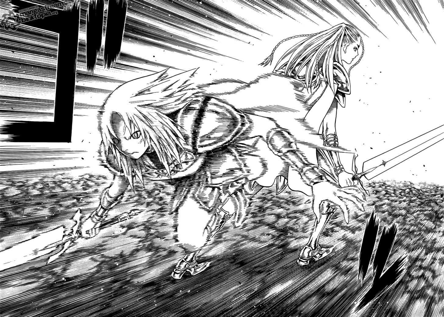 Claymore - Vol.21 Chapter 118 : The Staff's Life Or Death Struggle