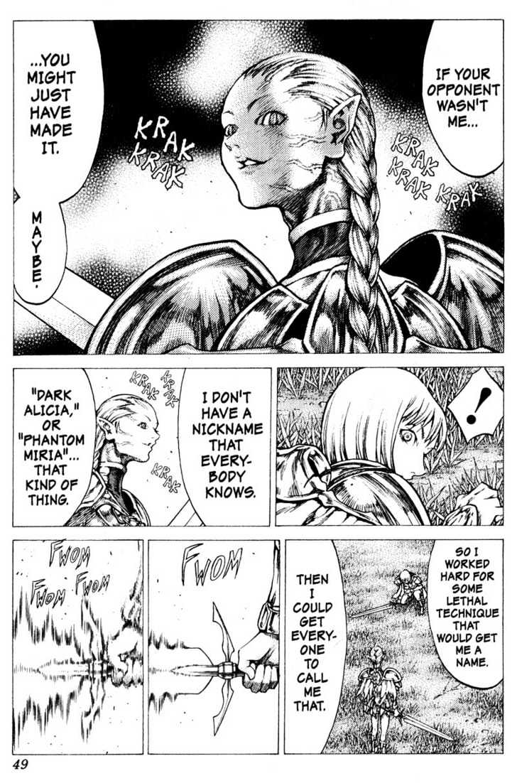 Claymore - Vol.7 Chapter 35 : The Endless Gravestones, Part 5