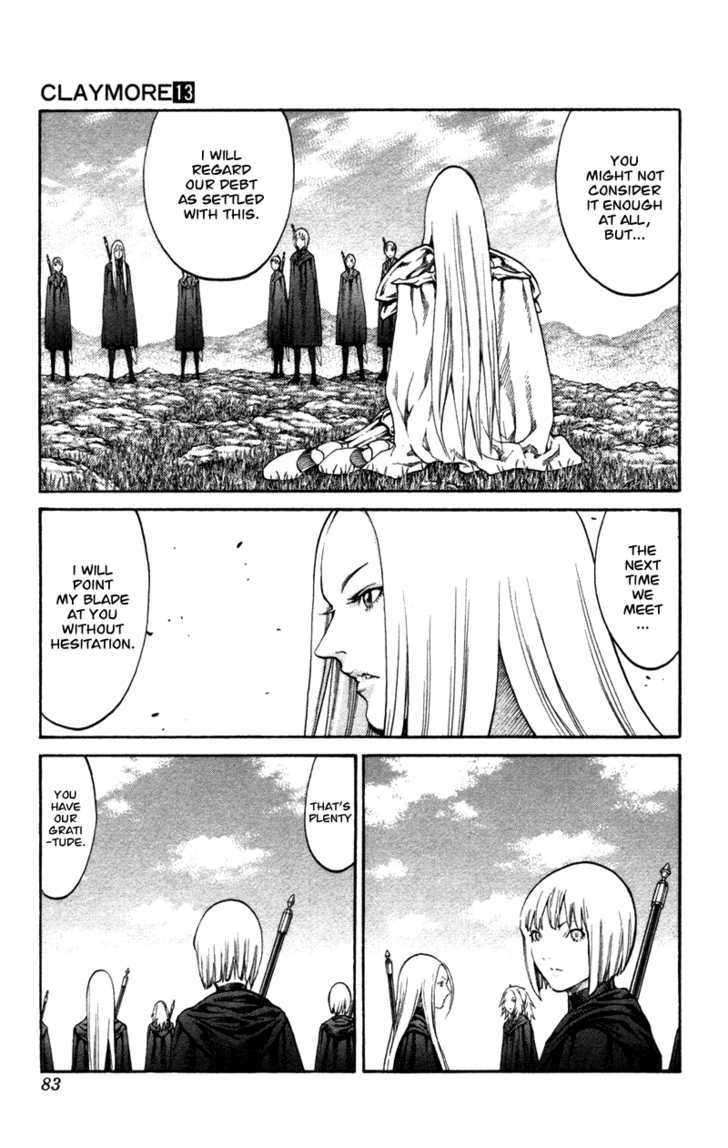 Claymore - Vol.13 Chapter 72 : The Defiant Ones, Part 5