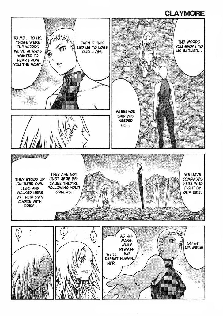 Claymore - Vol.22 Chapter 123 : The Elegant's Wing