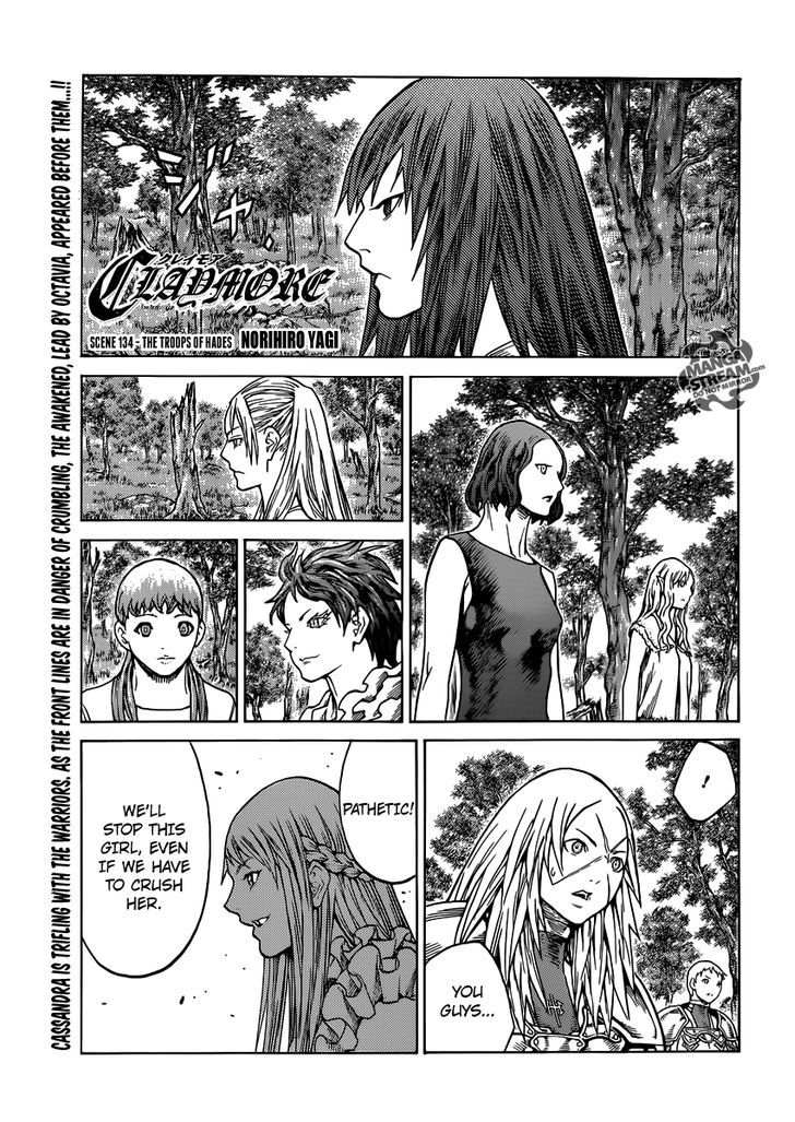 Claymore - Vol.24 Chapter 134 : The Troops Of Hades