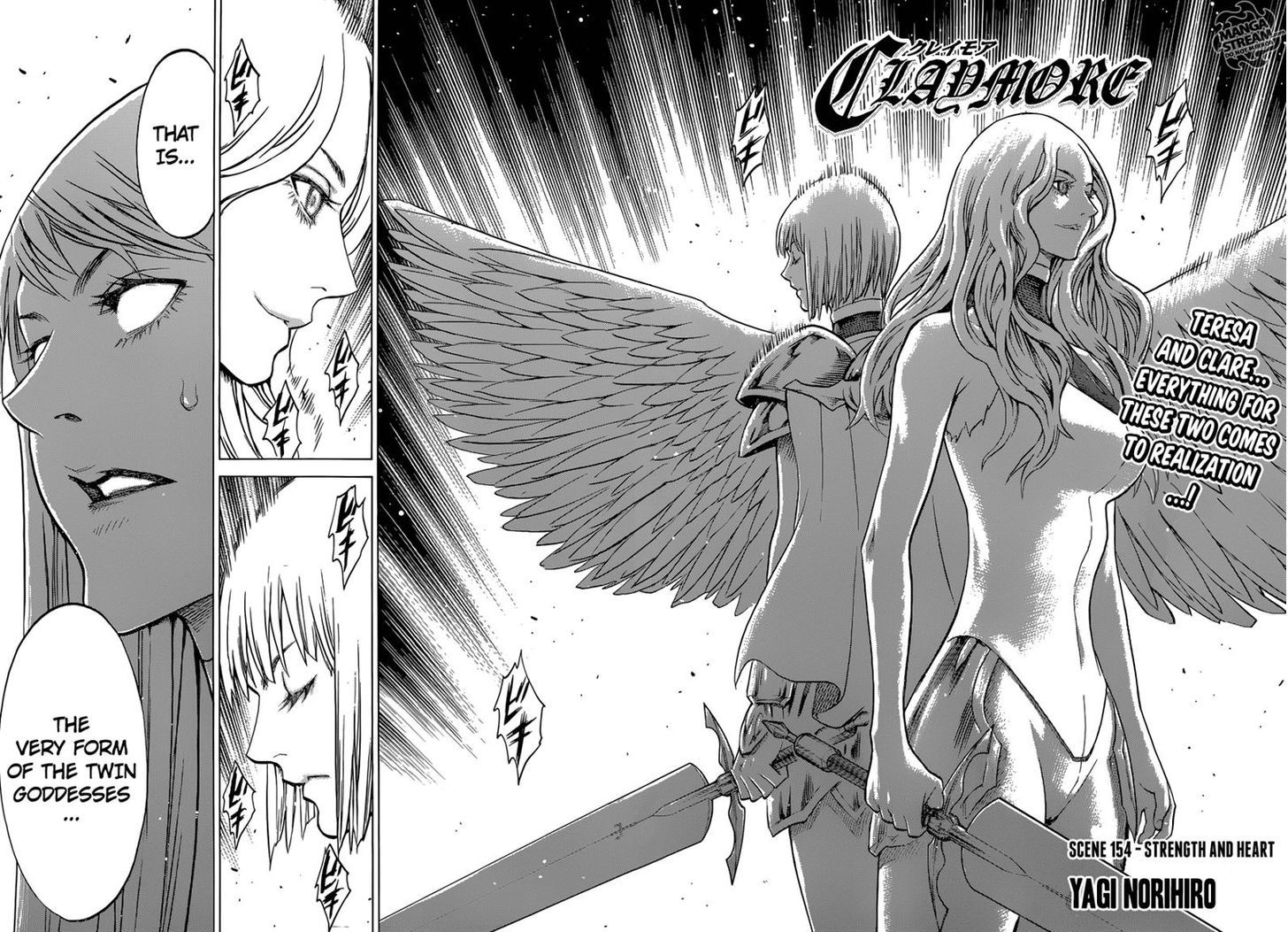 Claymore - Vol.24 Chapter 154 : Strength And Heart