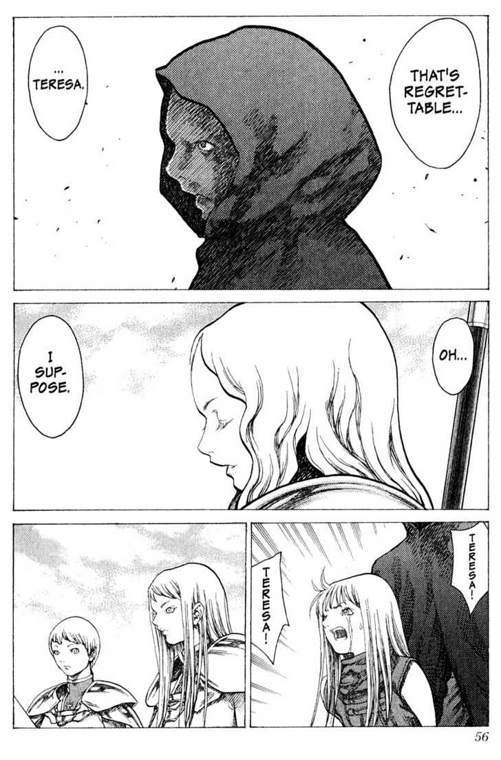 Claymore - Vol.4 Chapter 17 : Teresa Of The Faint Smile, Part 6