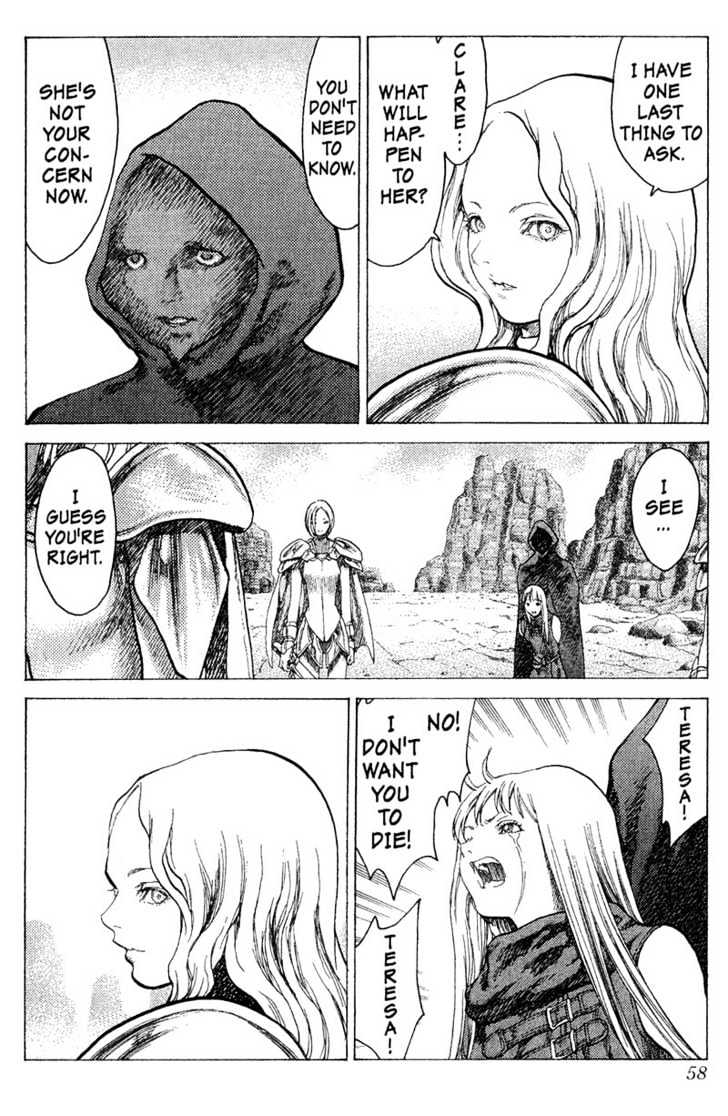 Claymore - Vol.4 Chapter 17 : Teresa Of The Faint Smile, Part 6