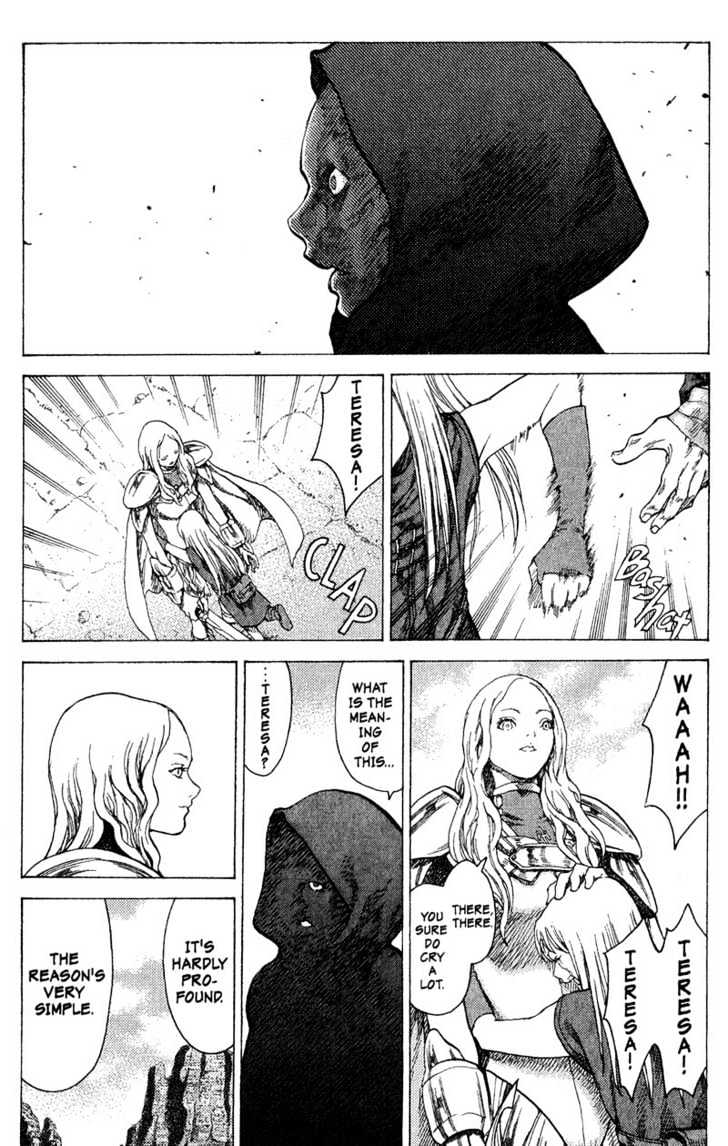 Claymore - Vol.4 Chapter 17 : Teresa Of The Faint Smile, Part 6