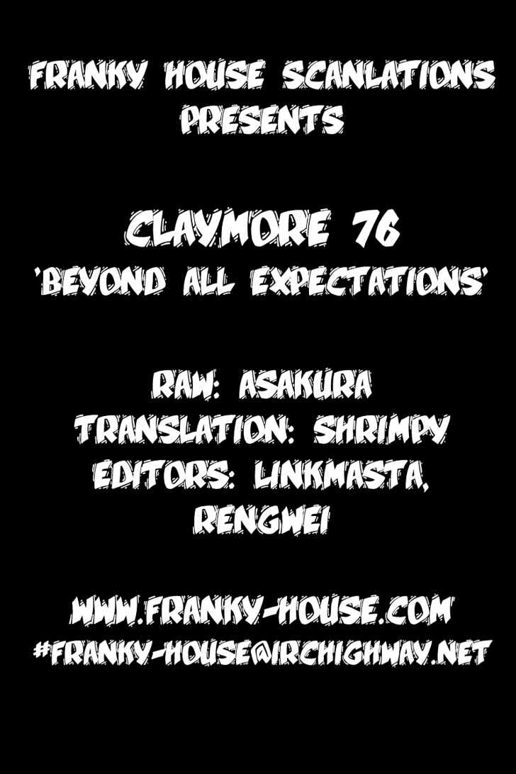 Claymore - Vol.14 Chapter 76 : Beyond All Expectations