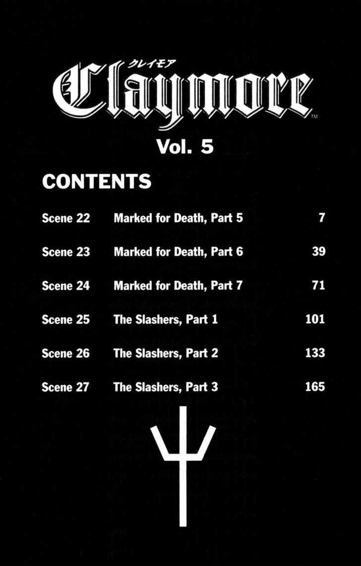 Claymore - Vol.5 Chapter 22 : Marked For Death, Part 5