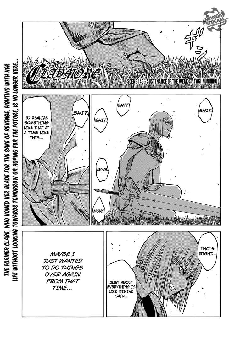 Claymore - Vol.24 Chapter 146 : Sustenance Of The Weak